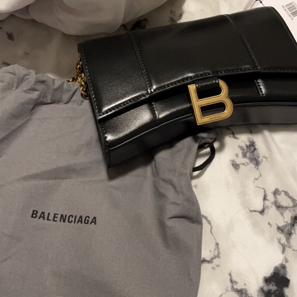 Balenciaga Bags Balenciaga Hourglass Wallet On Chain Poshmark